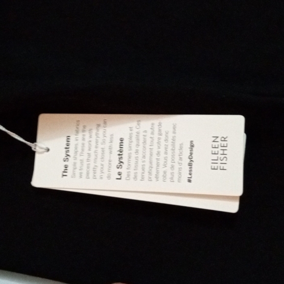 Eileen Fisher Double Knit Sleek Slim Pant 3X Black NWT - Picture 10 of 14